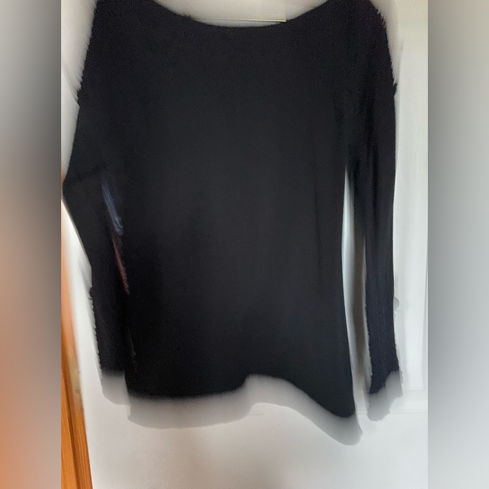 Democracy Long Sleeve Top - Boho Print & Crochet Detail - Size Small - Picture 3 of 7